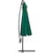 Global Industrial Cantilever Umbrella w/ Crank, Tilt & Cross Brace, Olefin Fabric, 10'W, Green 436972GN - alternate 8
